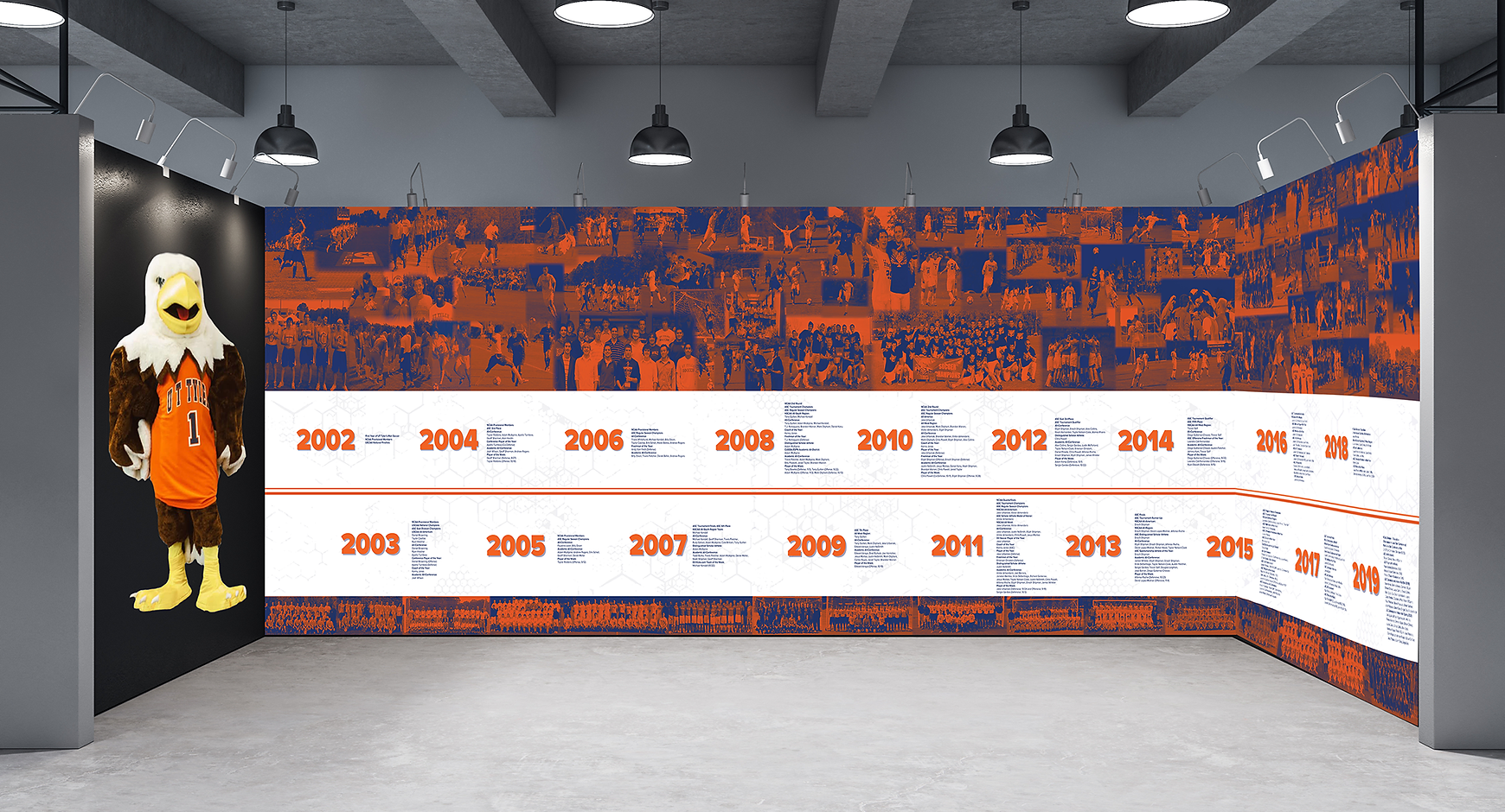 UT Tyler Men's Soccer Mural