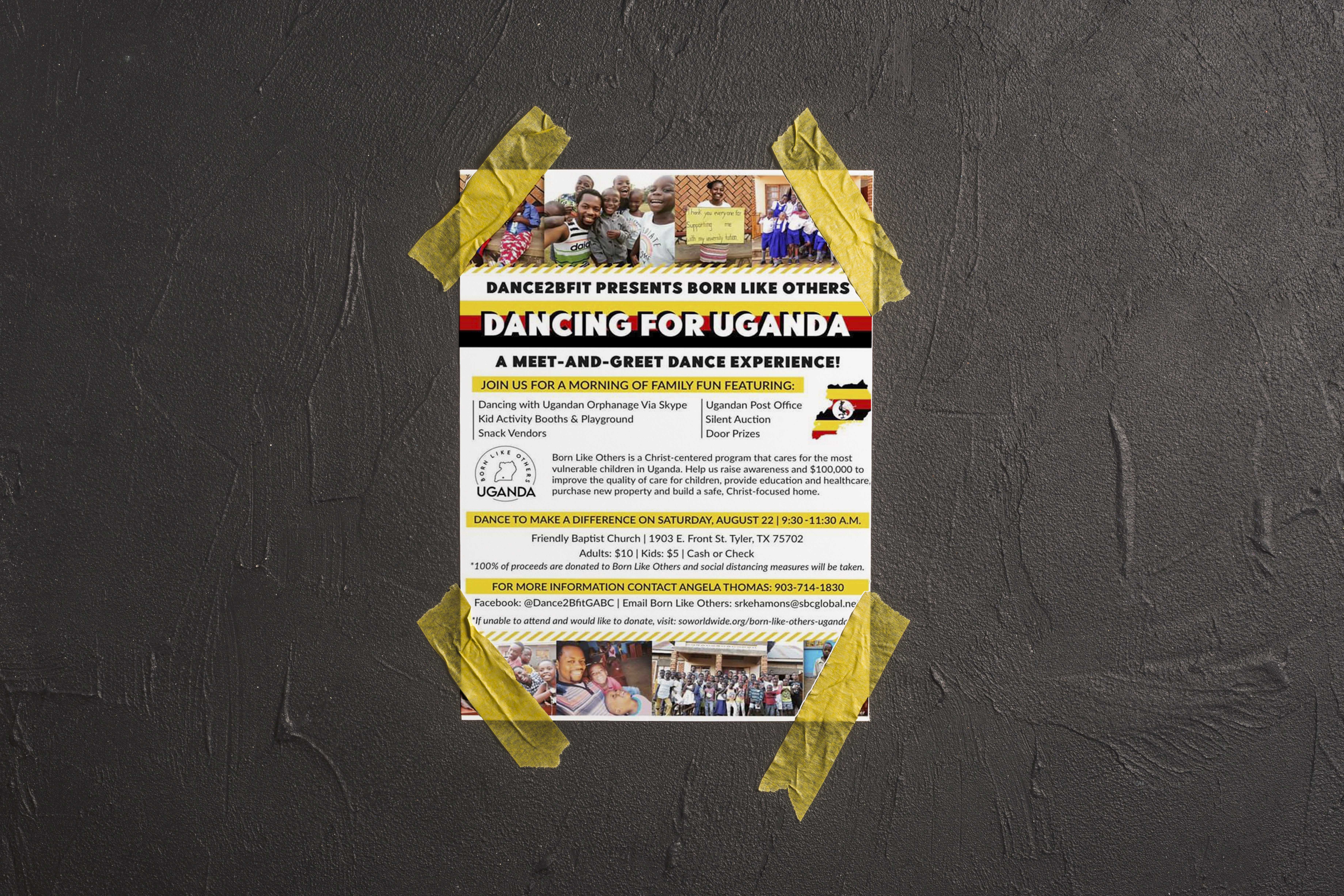 Uganda Fundraiser Flyer